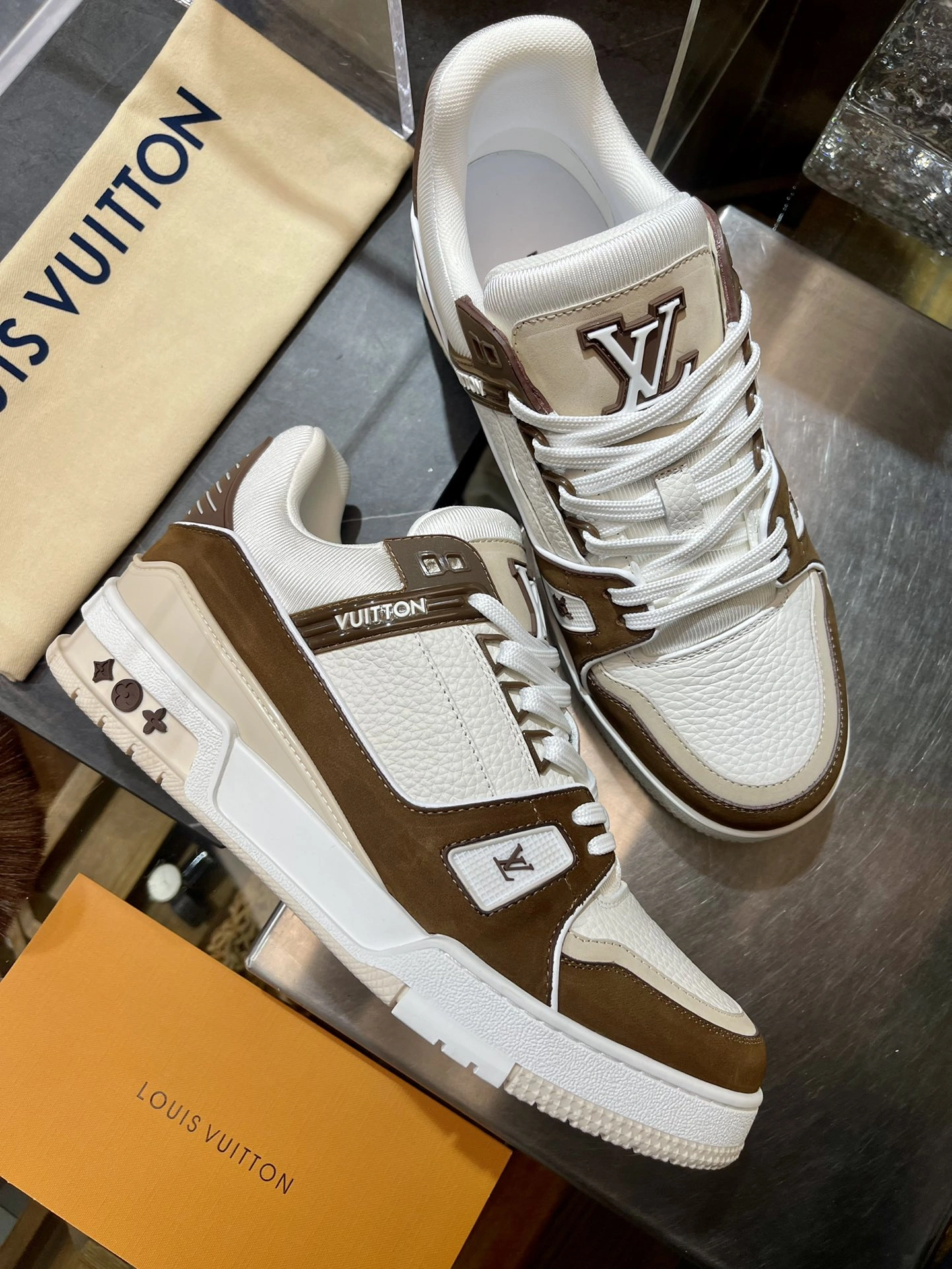 Men L*ouis V*uitton Top Sneaker Trainer RR20231017- Original 3911