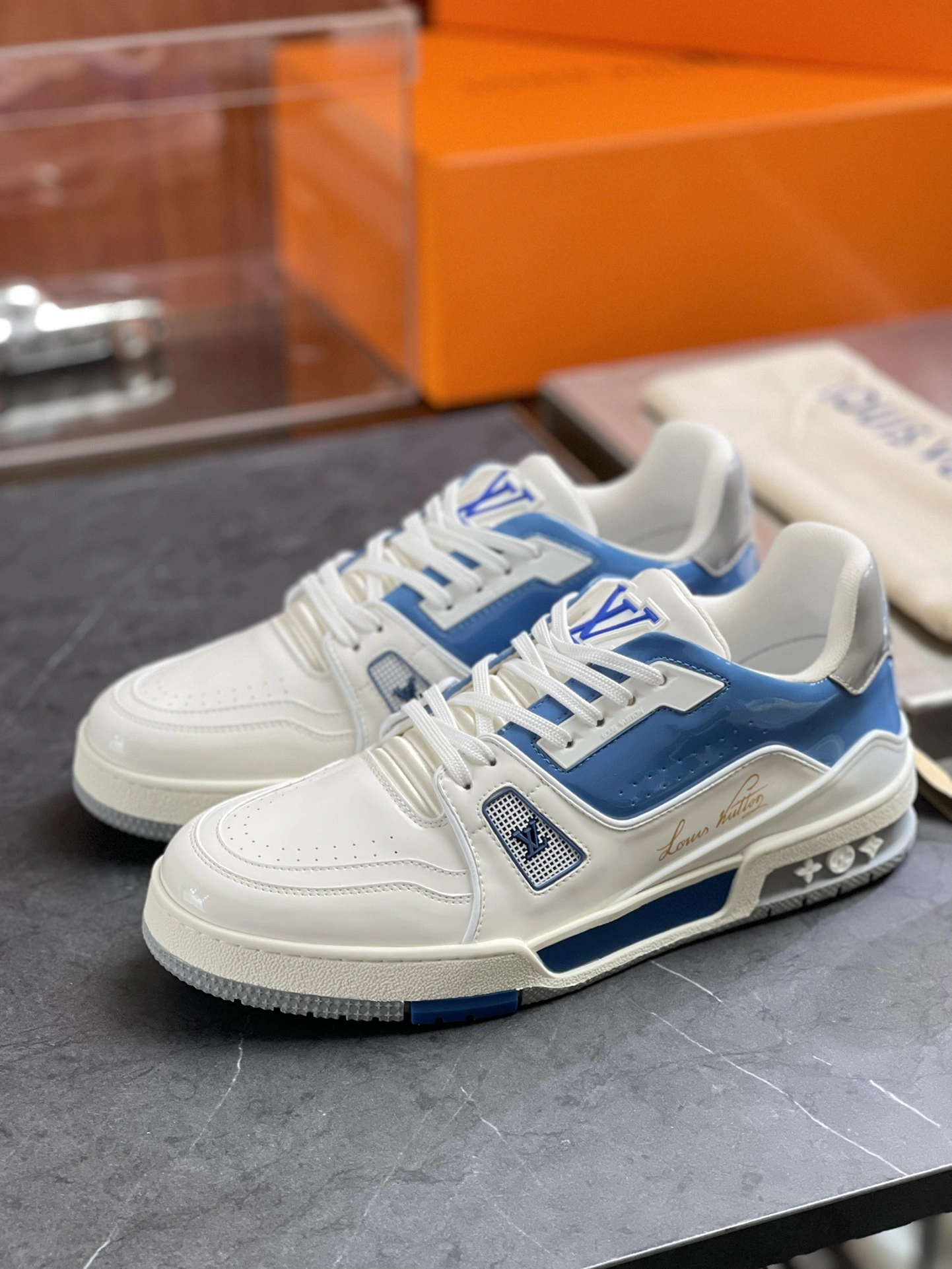 Affordable Men L*ouis V*uitton Top Sneaker Trainer RR230330- 4052
