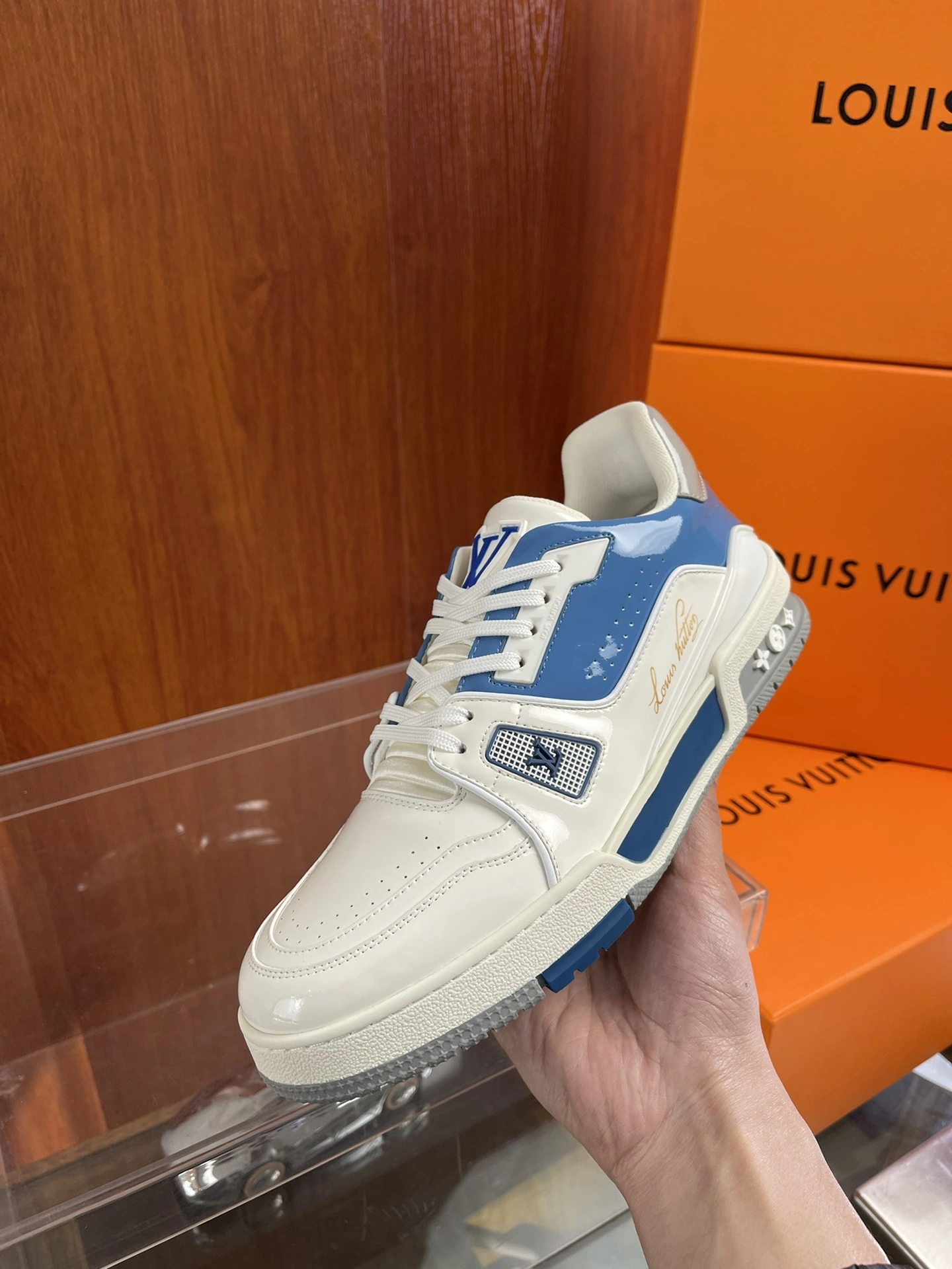 Affordable Men L*ouis V*uitton Top Sneaker Trainer RR230330- 4052