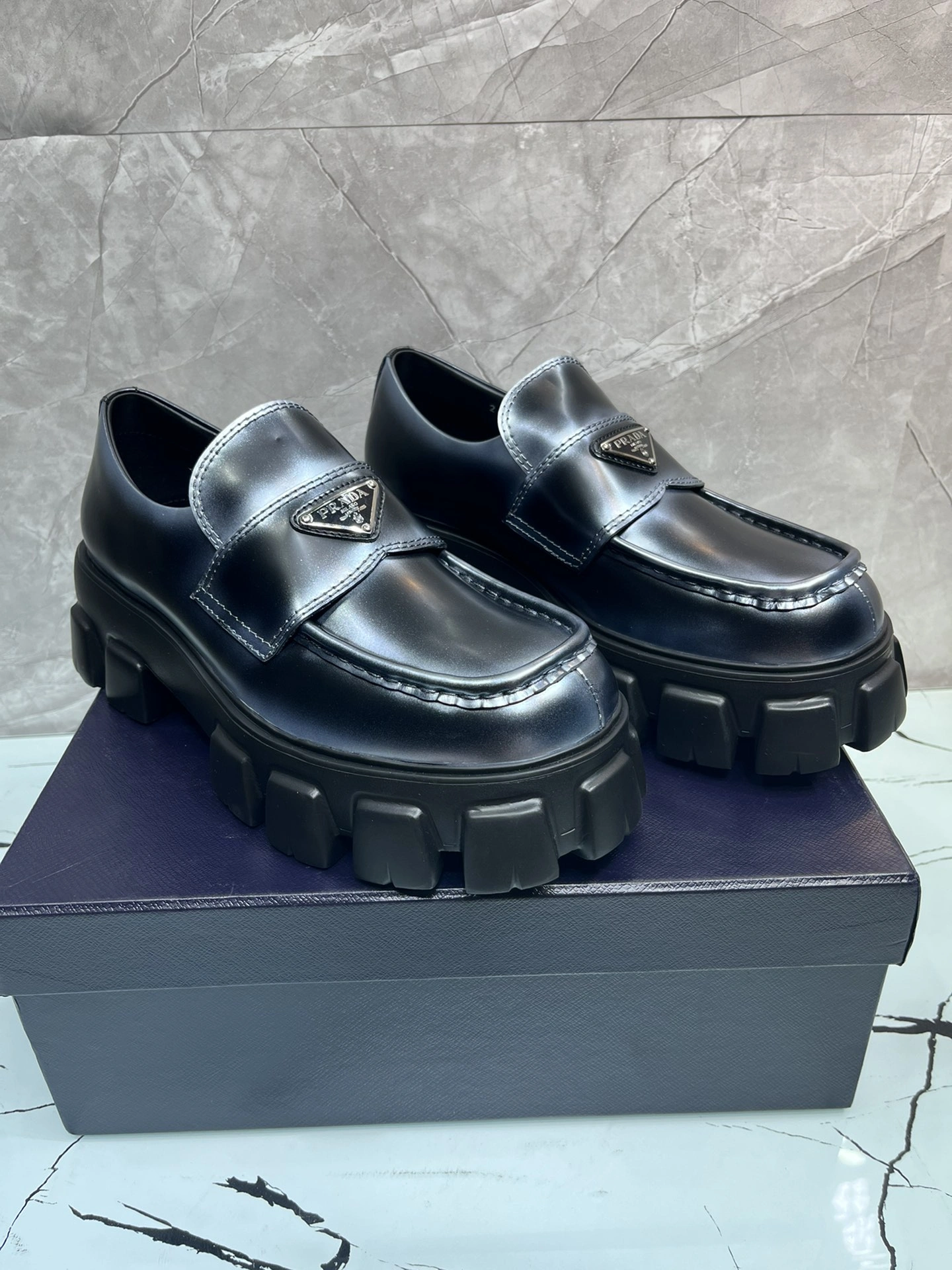 Men P*rada Loafer CP 20230607- Neat 6546