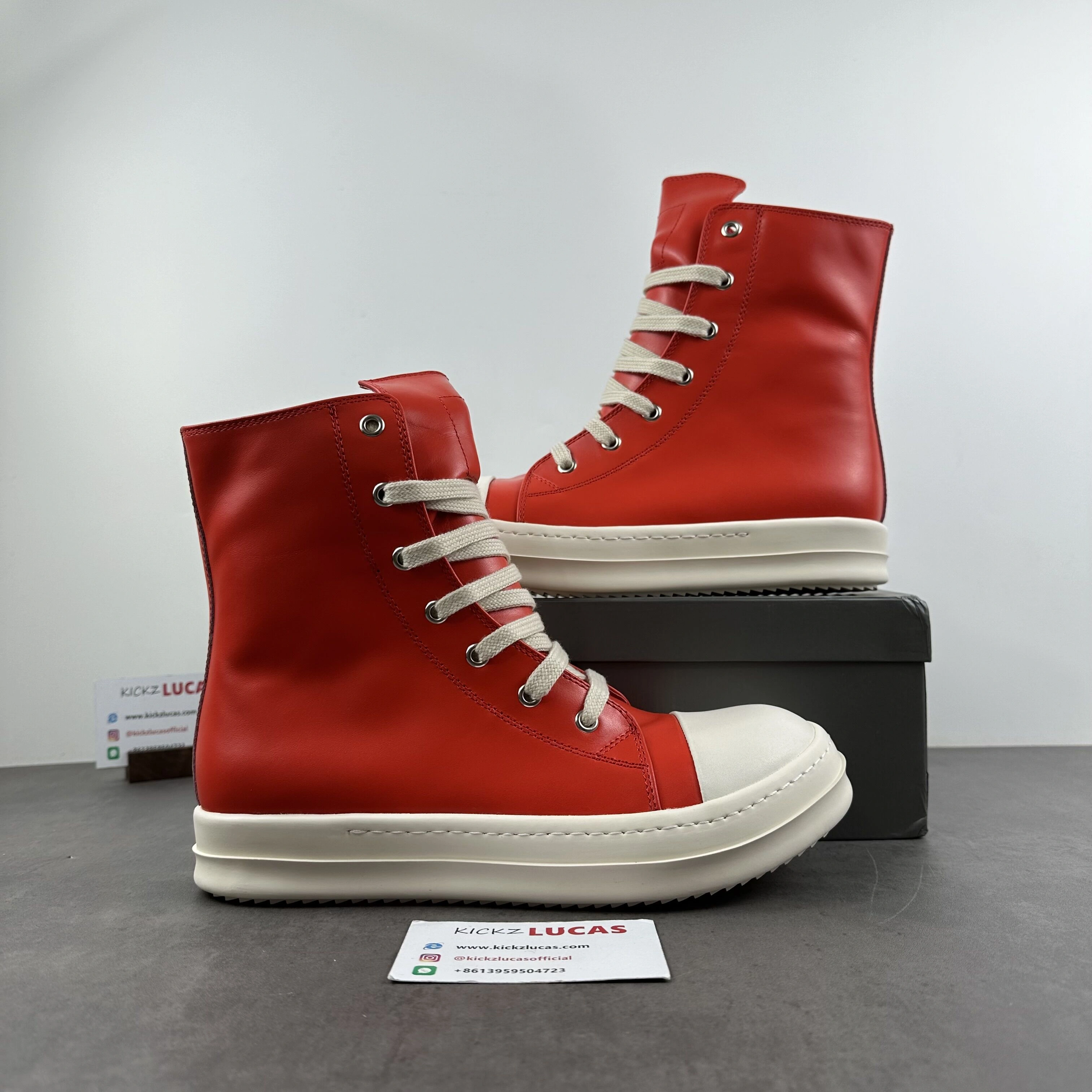 Refined Men R*ick O*wens Top Sneaker KK20240121- 5364