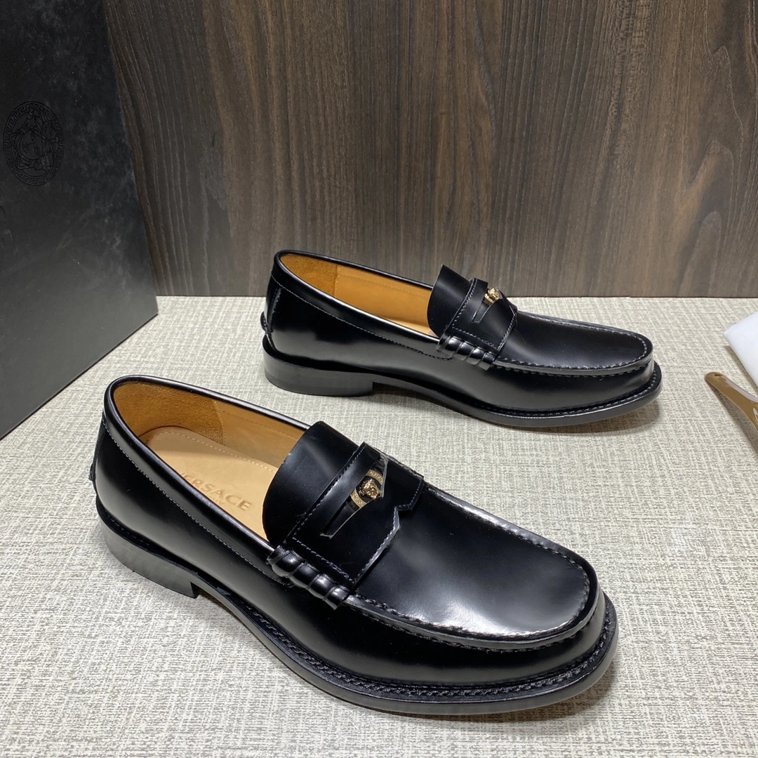 EyeCatching Men V*ersace Top Loafer CP 20230613- 6620