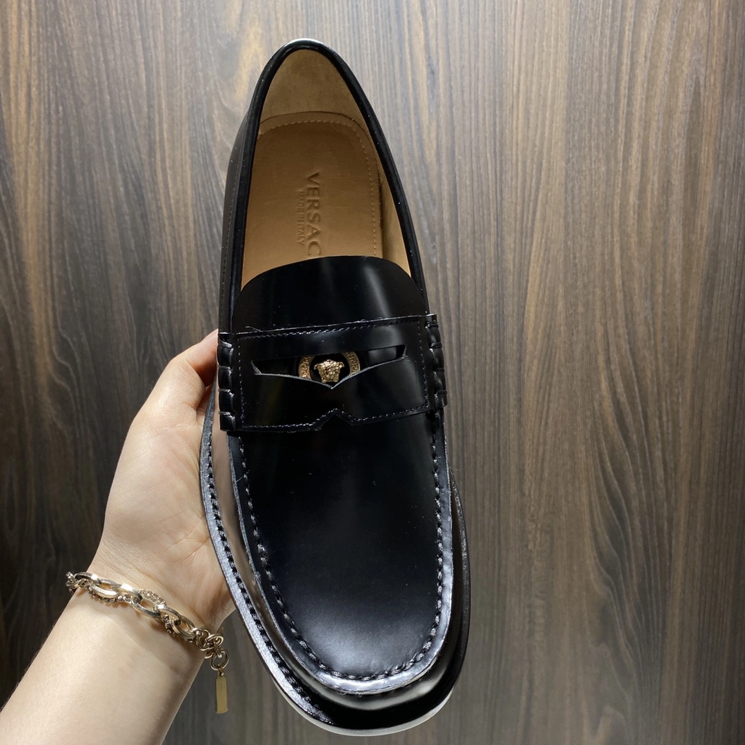 EyeCatching Men V*ersace Top Loafer CP 20230613- 6620