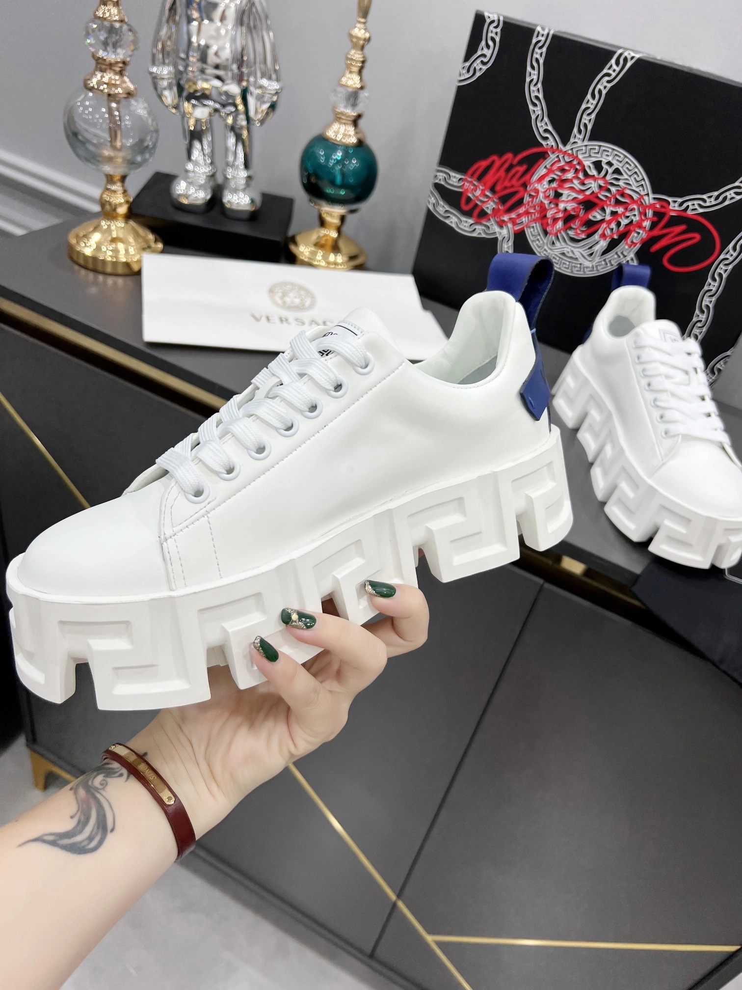 Effortless Men V*ersace Top Sneakers CP 20230607- 6647