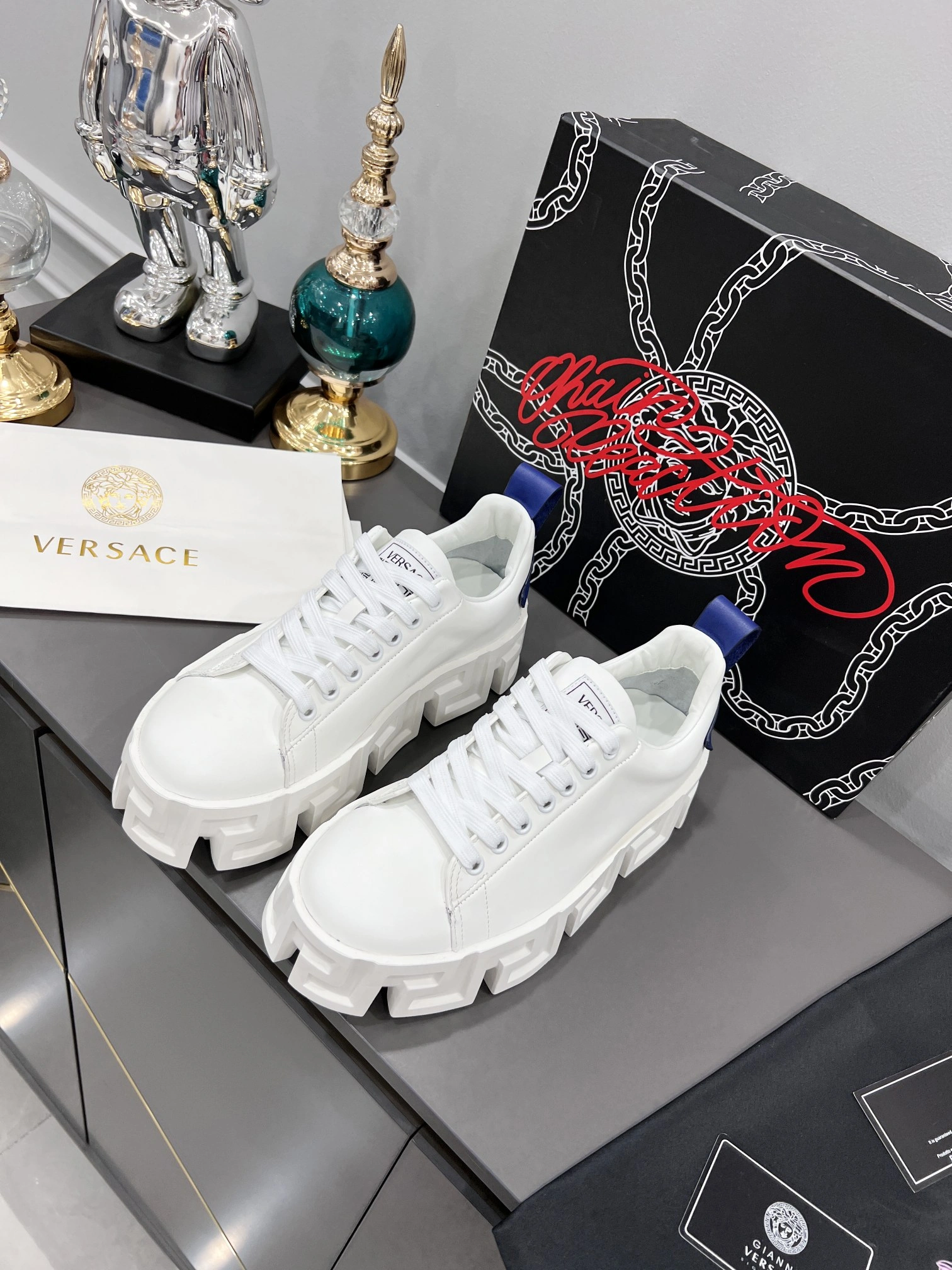 Effortless Men V*ersace Top Sneakers CP 20230607- 6647