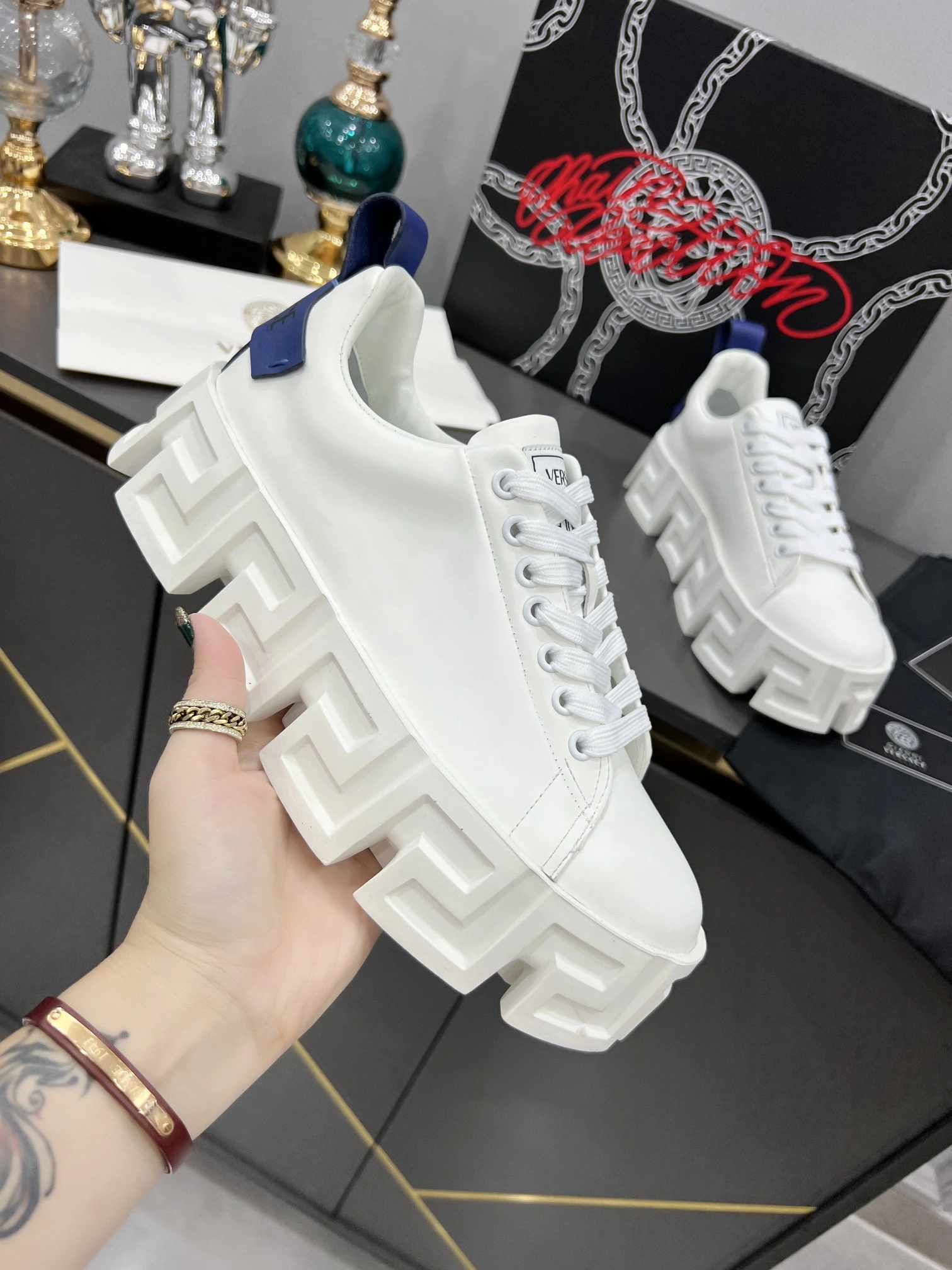 Effortless Men V*ersace Top Sneakers CP 20230607- 6647