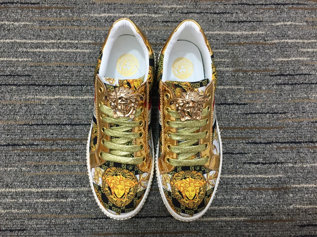 Men V*ersace Top Sneakers SmoothTexture 6665