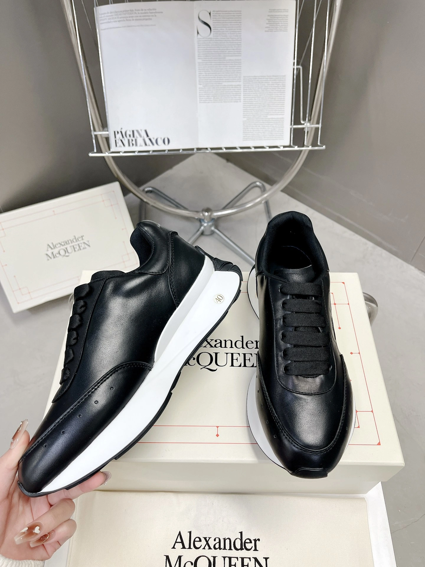 Fashionable Men Women A*lexander M*cqueen Top Sneaker CP 20230608- 3074