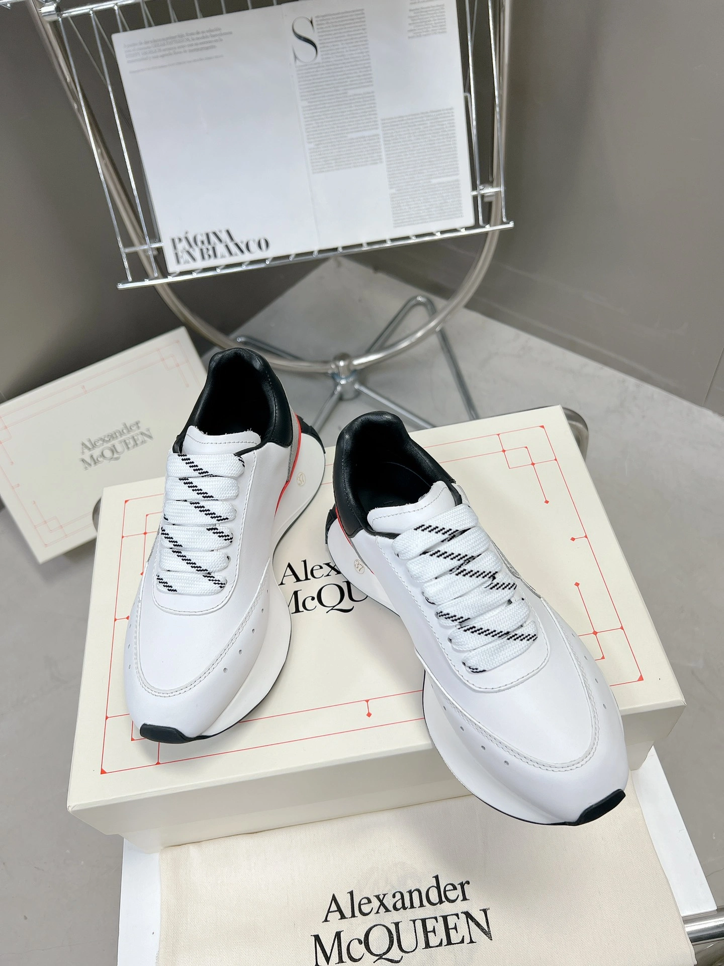 Men Women A*lexander M*cqueen Top Sneaker YP 20230816- Fashionable 2909