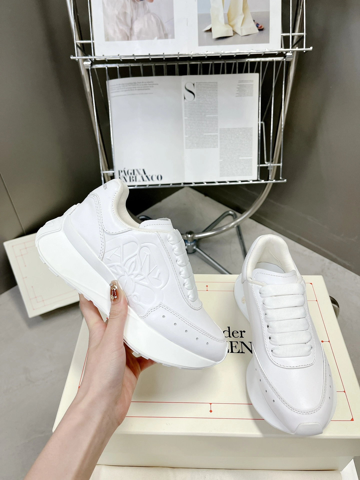 Men Women A*lexander M*cqueen Top Sneaker YP 20230816- Upgraded 2899