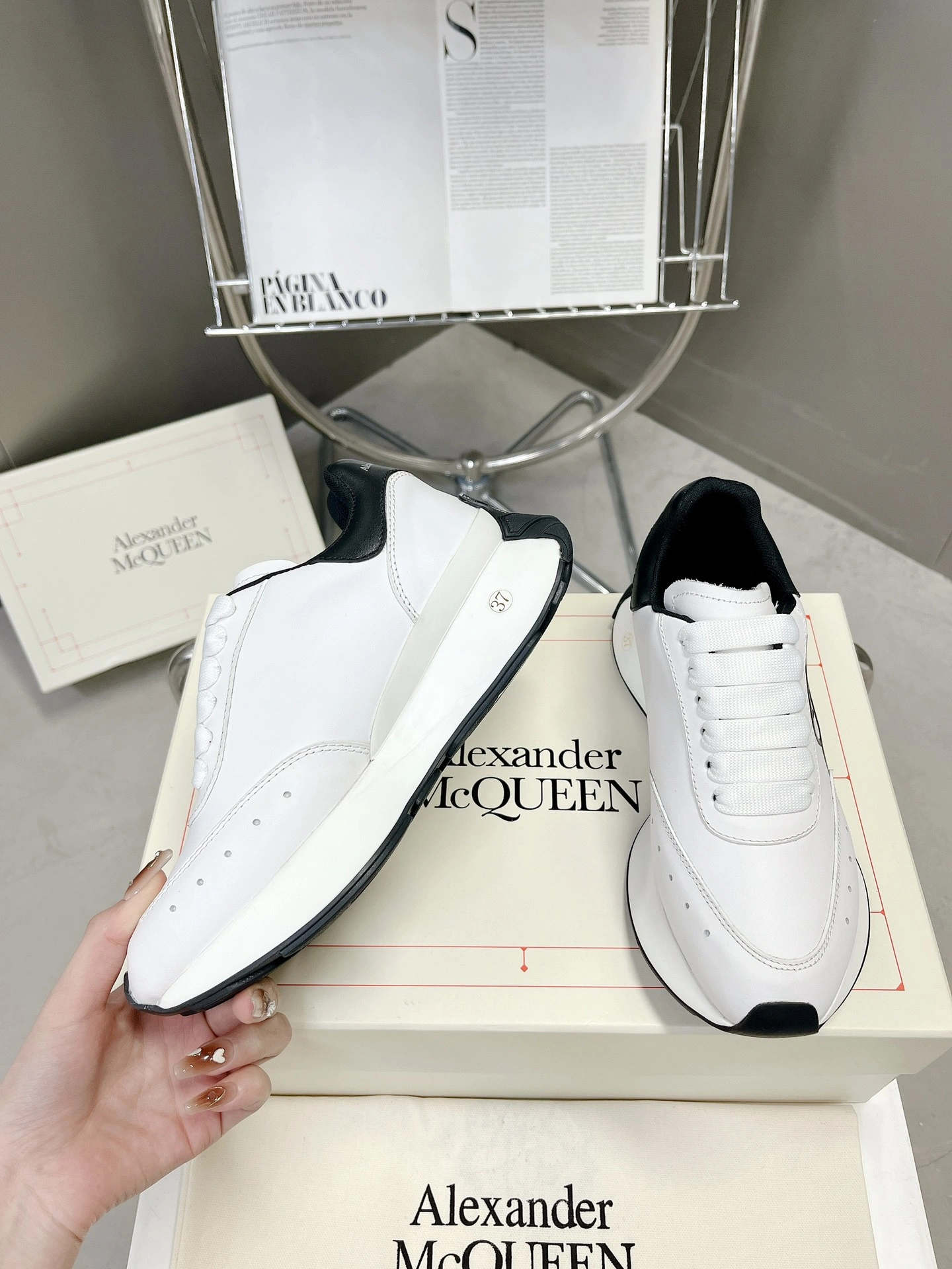 Cozy Men Women A*lexander M*cqueen Top Sneaker YP 20230816- 2898