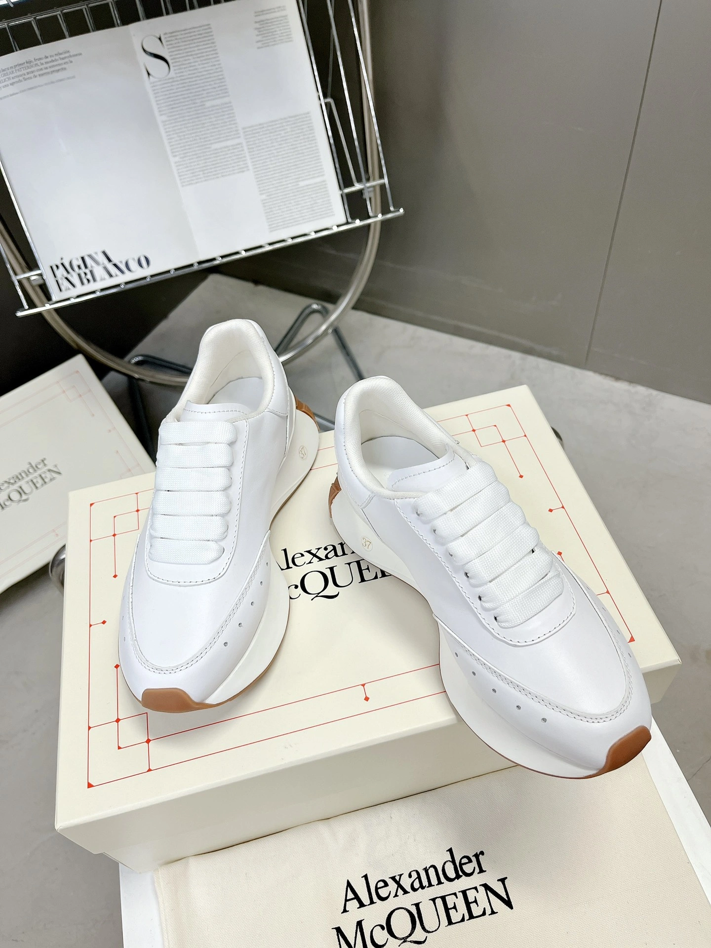 Classic Men Women A*lexander M*cqueen Top Sneaker YP 20230816- 2897