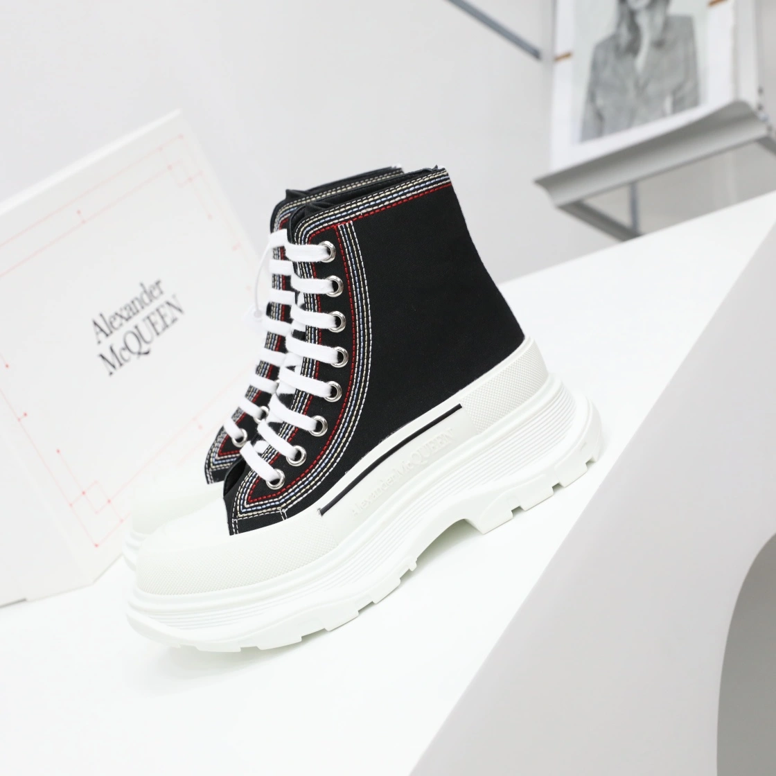 Seasonal Men Women A*lexander M*cqueen Top Sneaker 3130
