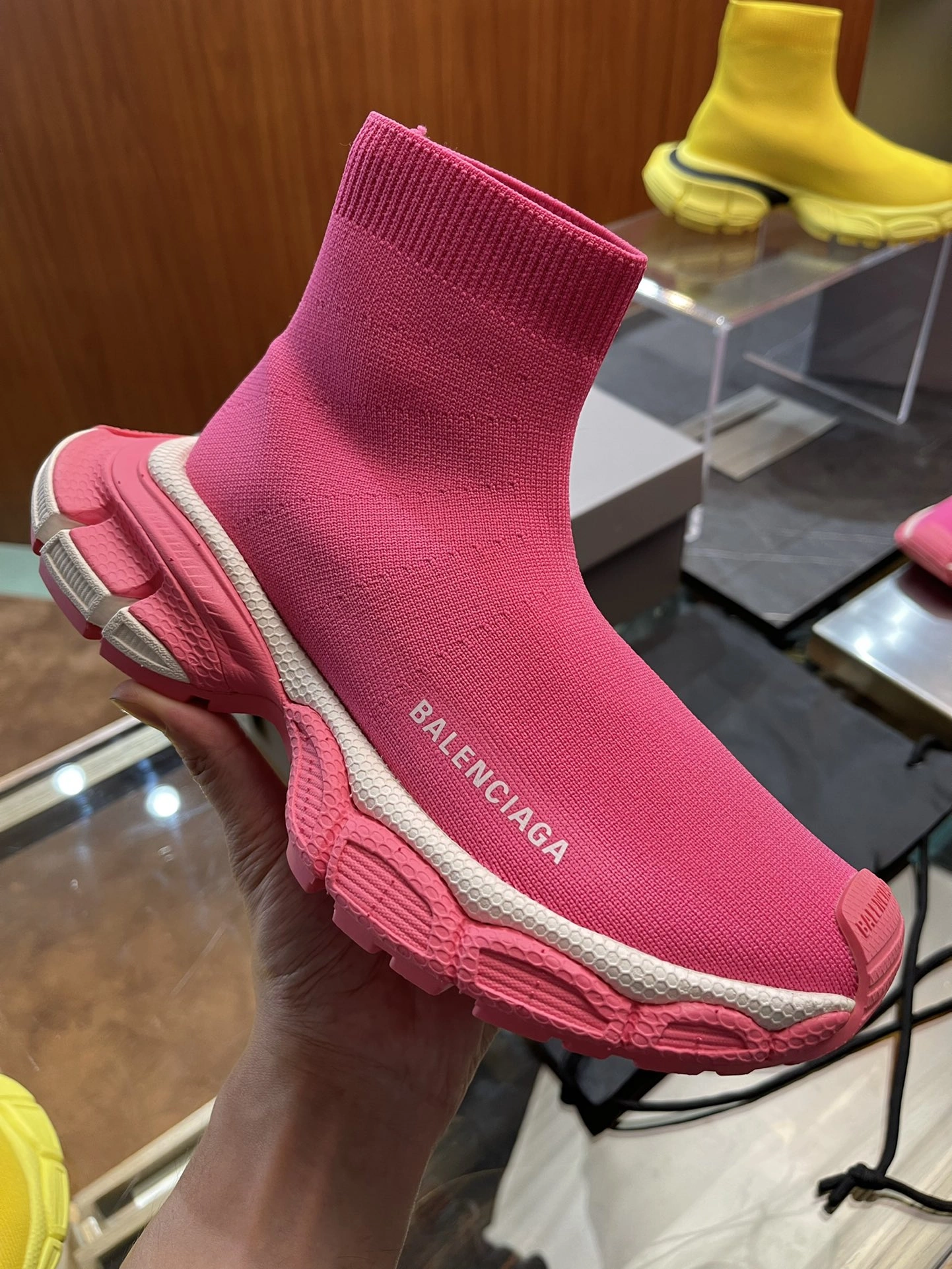 HighPerformance Men Women B*alenciaga Speed Top Sneaker AME20231025- 4392