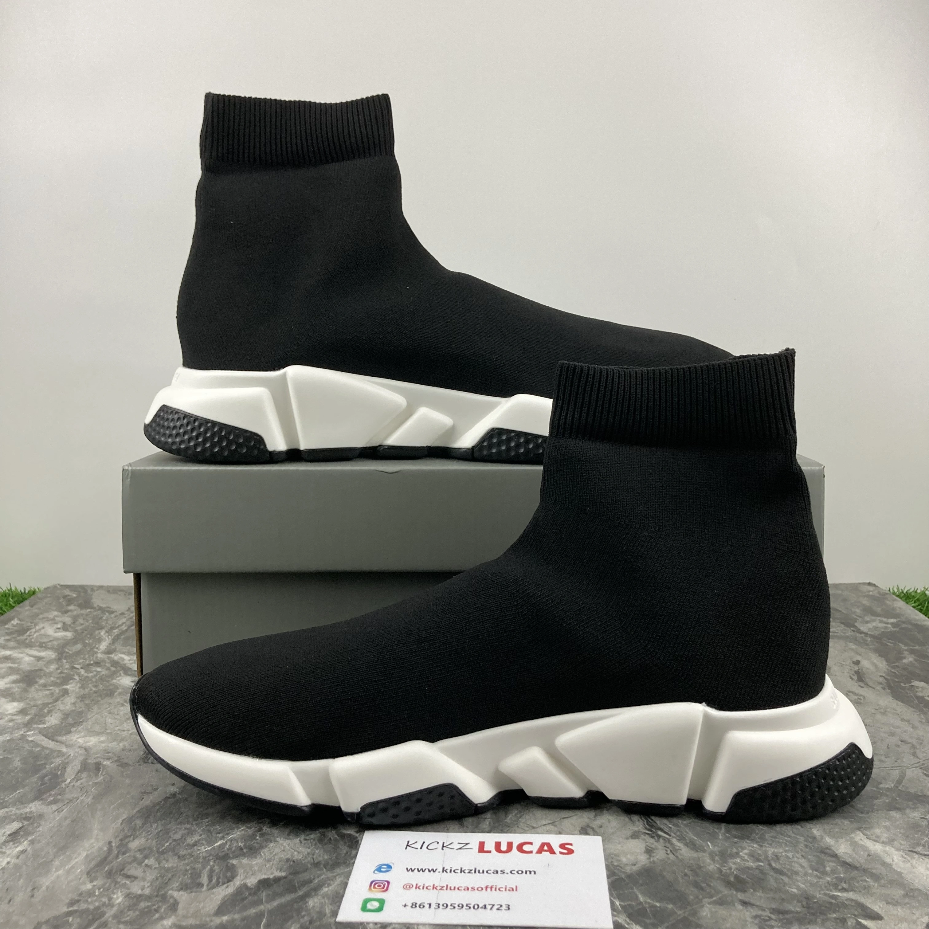 Sleek Men Women B*alenciaga Speed Top Sneaker KK230418- 4469