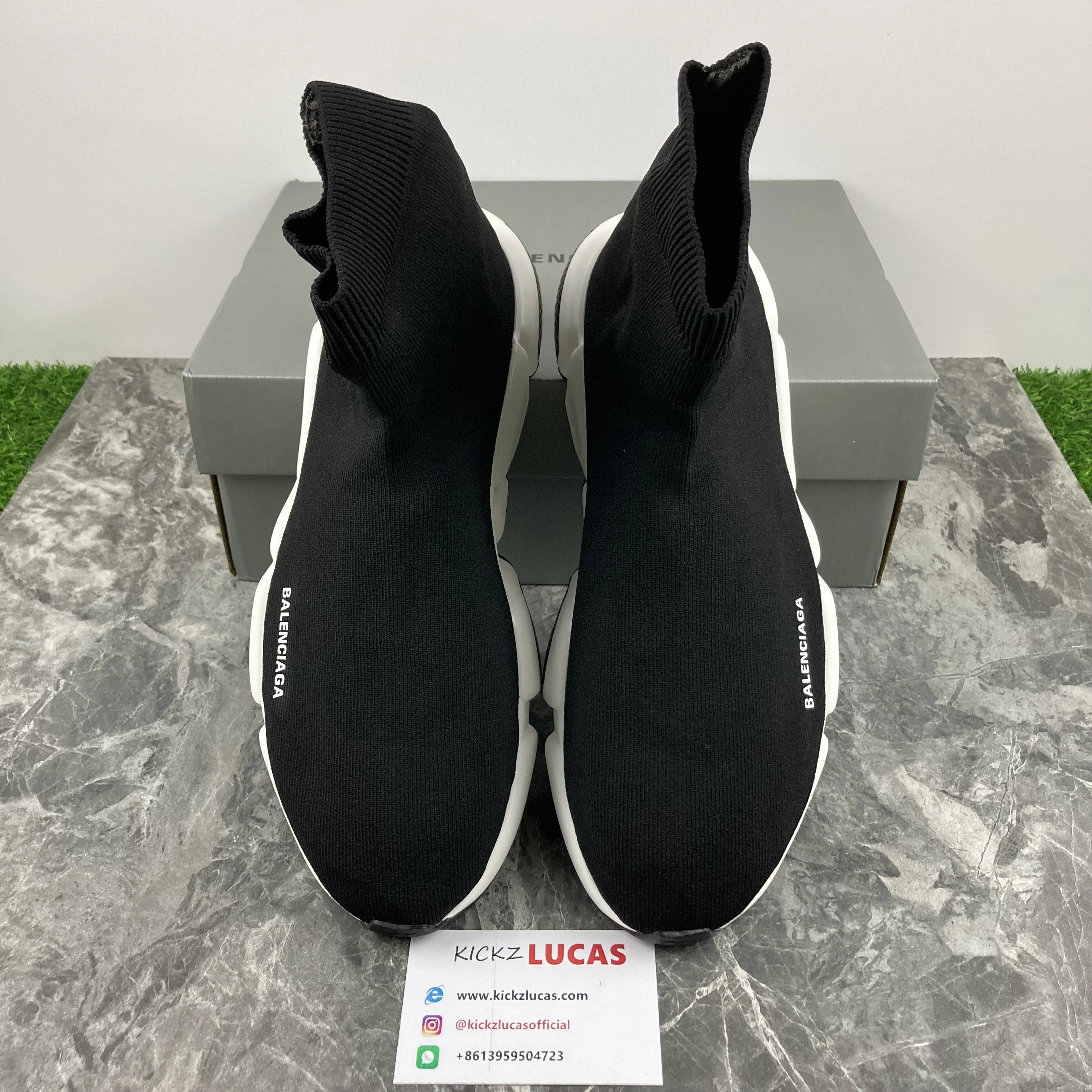 Sleek Men Women B*alenciaga Speed Top Sneaker KK230418- 4469