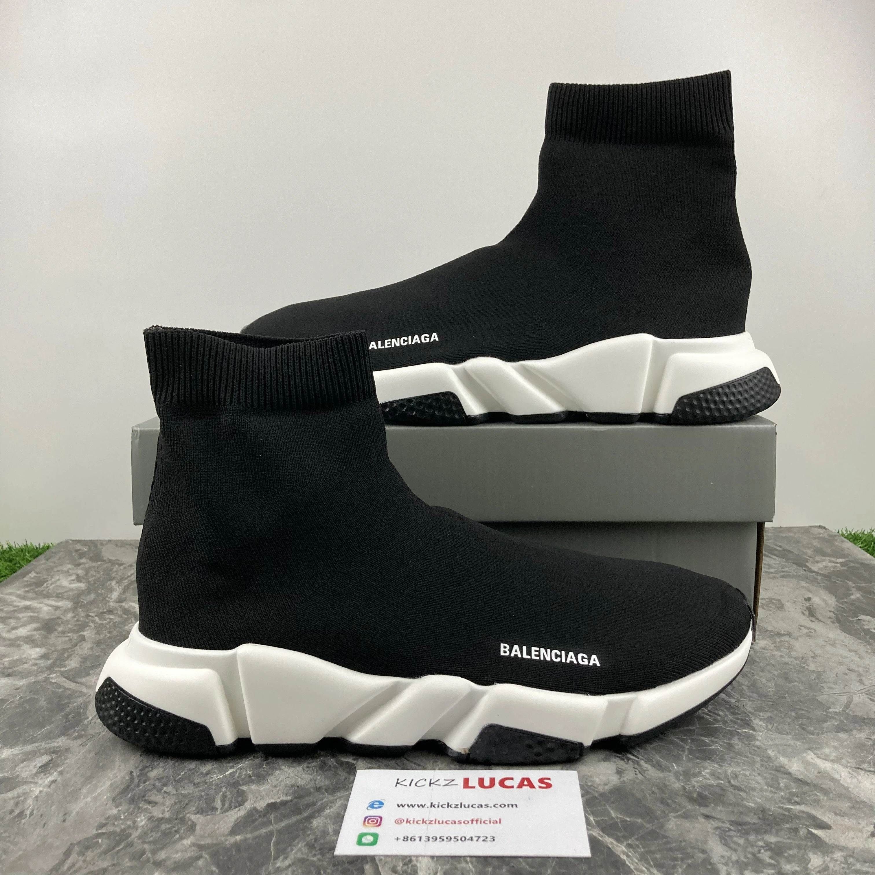 Sleek Men Women B*alenciaga Speed Top Sneaker KK230418- 4469