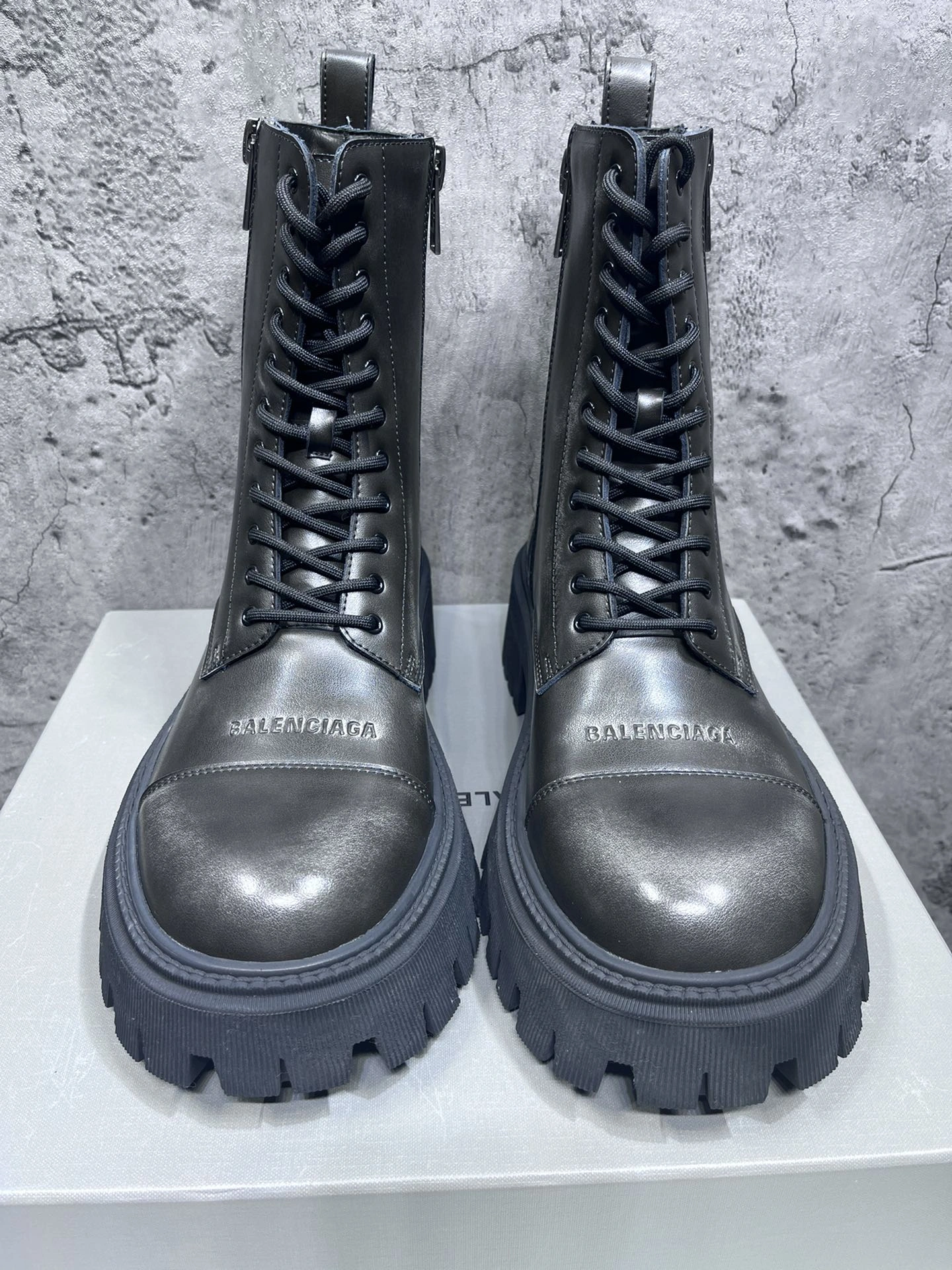 Men Women B*alenciaga Top Boots CP230312- Bright 4489