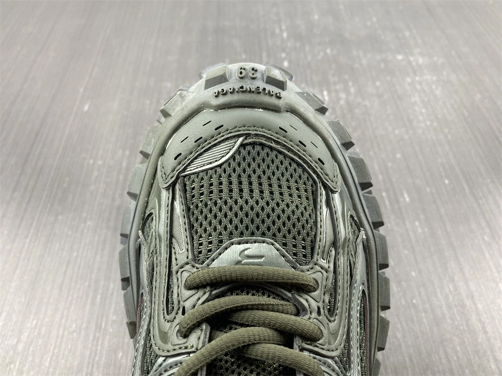 Fashionable Men Women B*alenciaga Top Sneaker Defender Green 4568