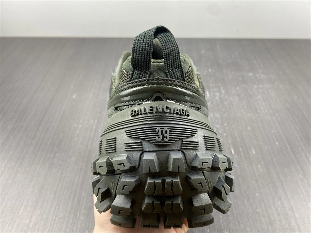 Fashionable Men Women B*alenciaga Top Sneaker Defender Green 4568