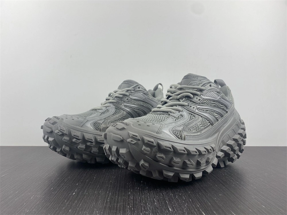 Men Women B*alenciaga Top Sneaker Defender Grey QuickDry 4562