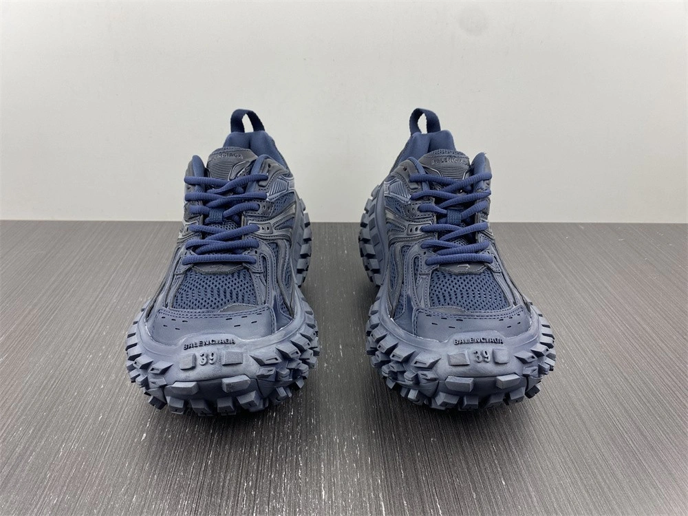Men Women B*alenciaga Top Sneaker Defender navy Timeless 4567