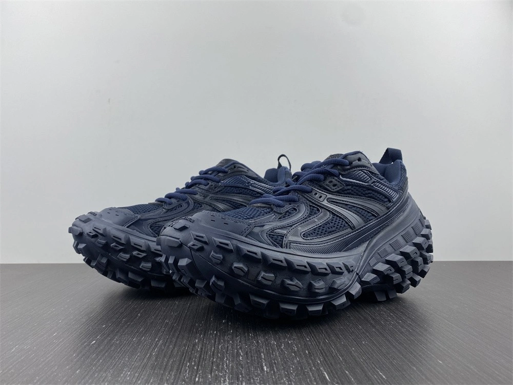 Men Women B*alenciaga Top Sneaker Defender navy Timeless 4567