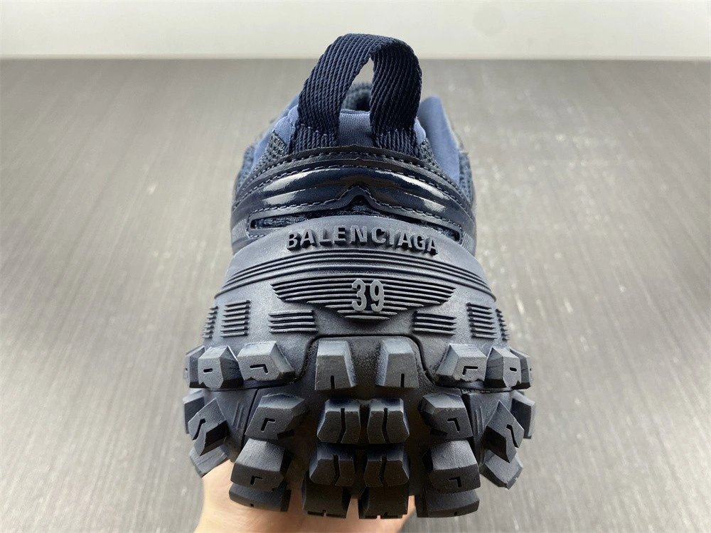 Men Women B*alenciaga Top Sneaker Defender navy Timeless 4567