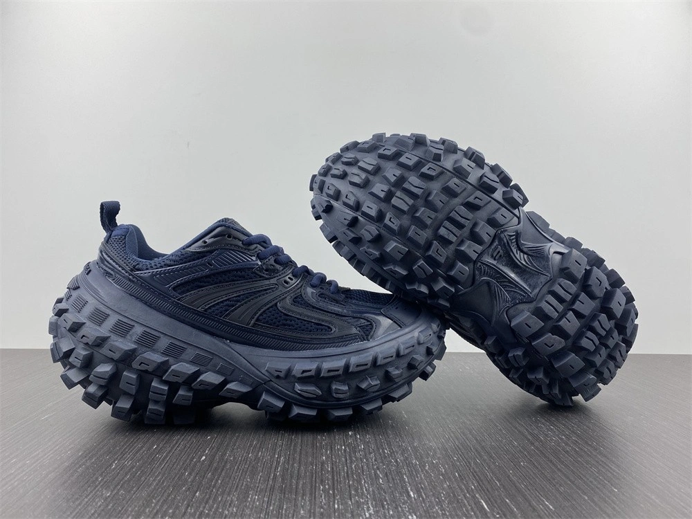Men Women B*alenciaga Top Sneaker Defender navy Timeless 4567