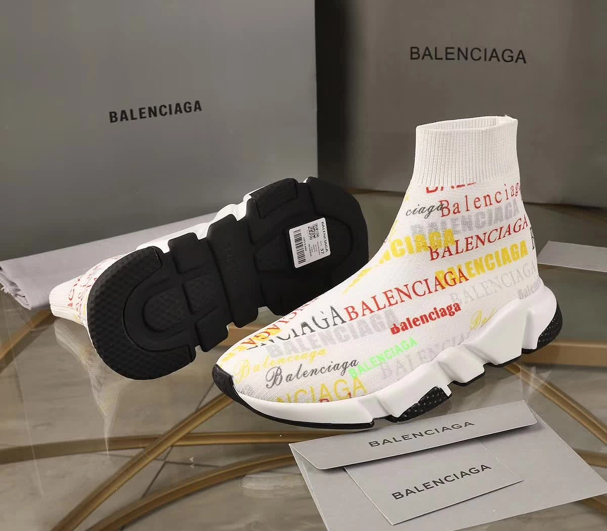 Men Women B*alenciaga Top Sneaker Resilient 4662