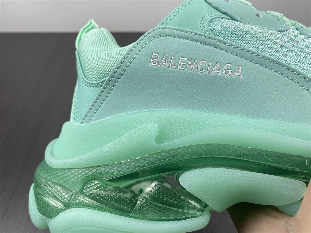 HighPerformance Men Women B*alenciaga Triple S Clear Sole Green 541624W2GA 4601