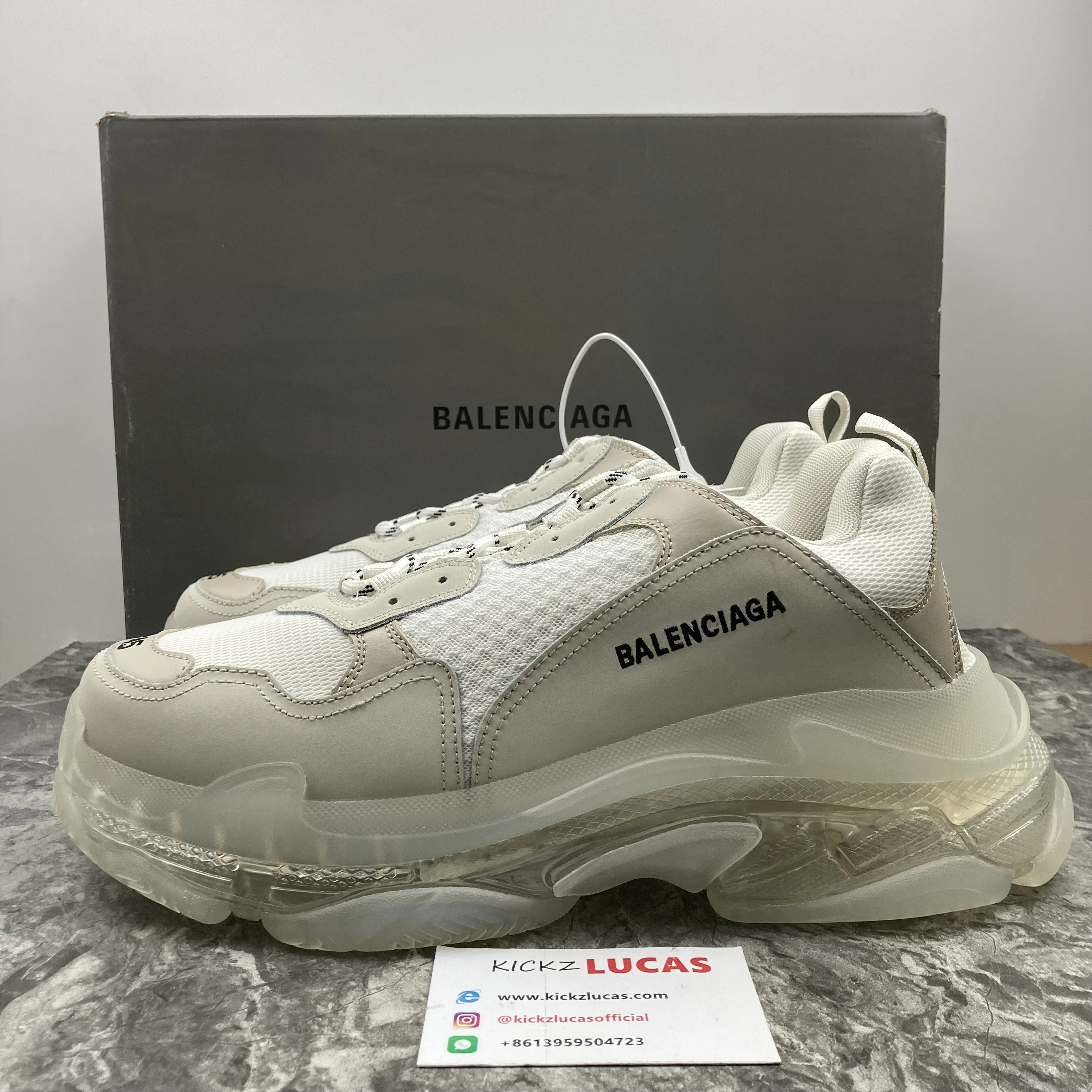 SmoothTexture Men Women B*alenciaga Triples Top Sneaker AM230419- 4465
