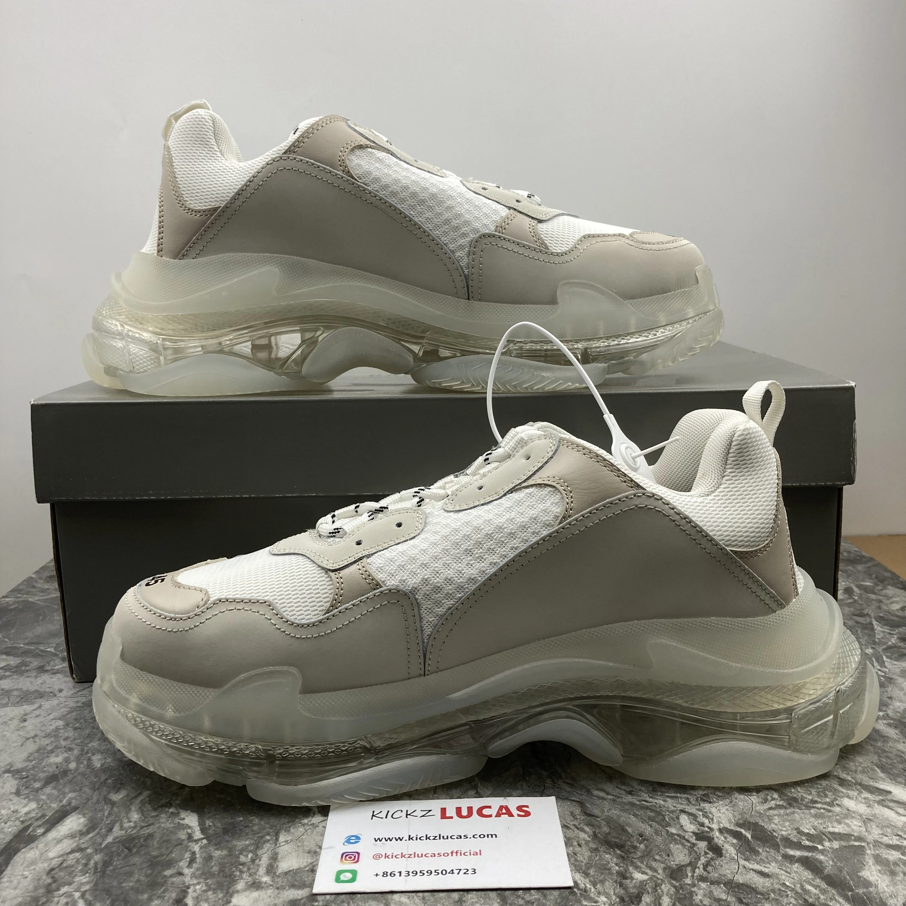 SmoothTexture Men Women B*alenciaga Triples Top Sneaker AM230419- 4465