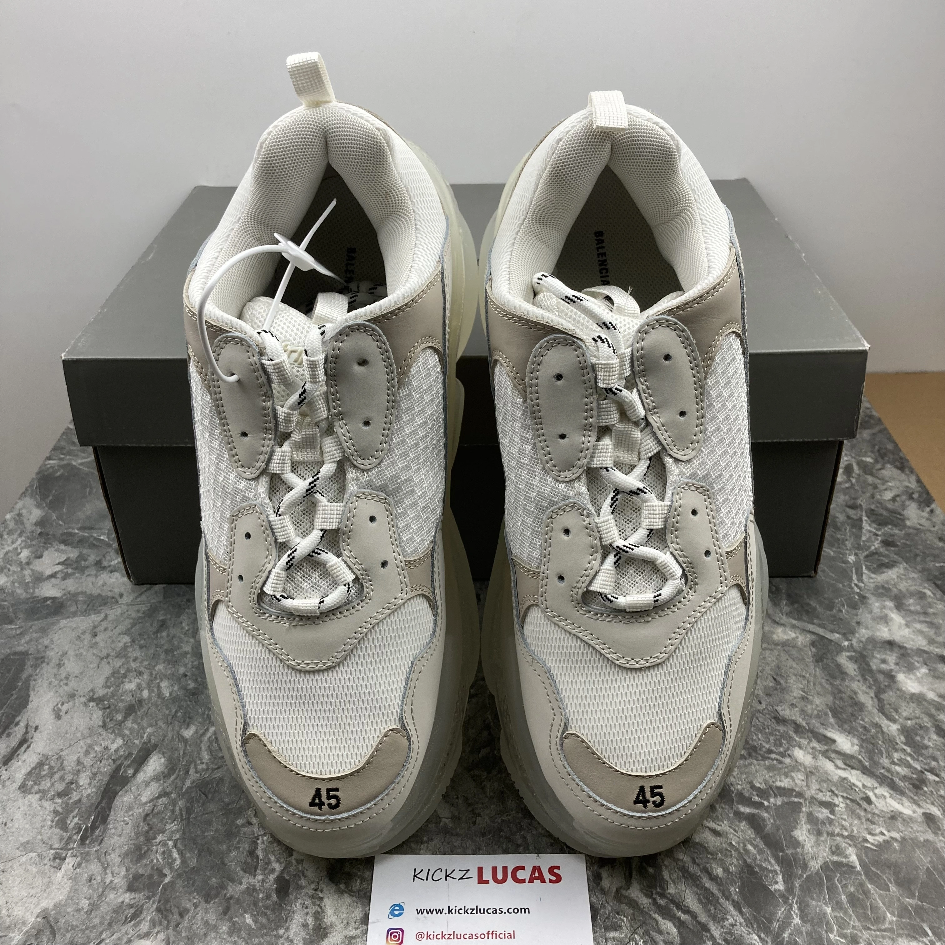SmoothTexture Men Women B*alenciaga Triples Top Sneaker AM230419- 4465
