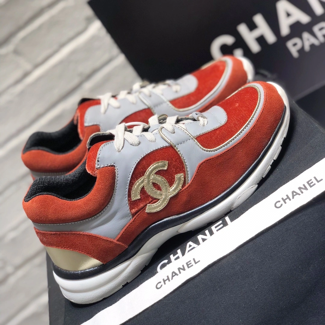 NewStyle Men Women C*hanel Top Sneaker 6755
