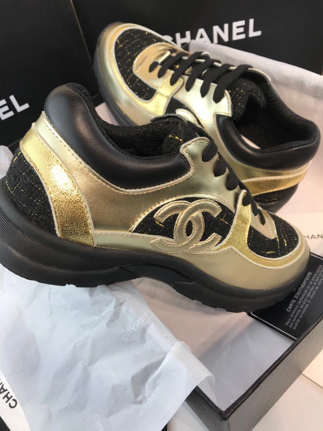 Men Women C*hanel Top Sneaker Original 6761