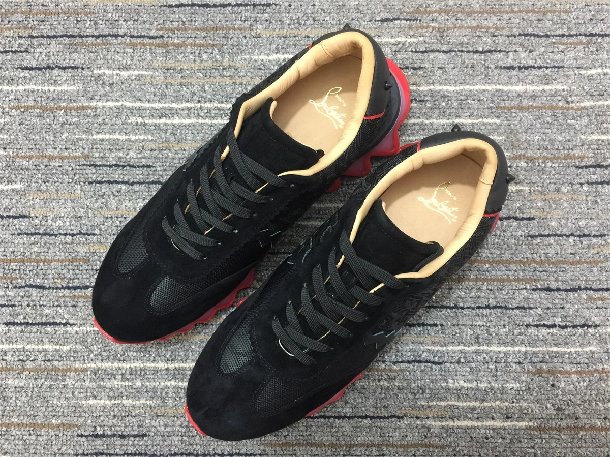 Tailored Men Women C*hristian L*ouboutin Aurelien Flat Top Sneakers 5114