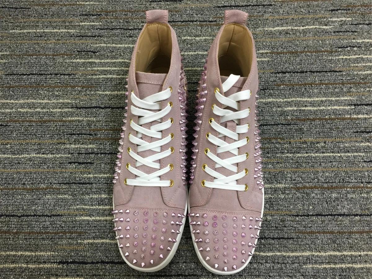 Men Women C*hristian L*ouboutin Lou Spikes Top Sneaker MoistureWicking 5128