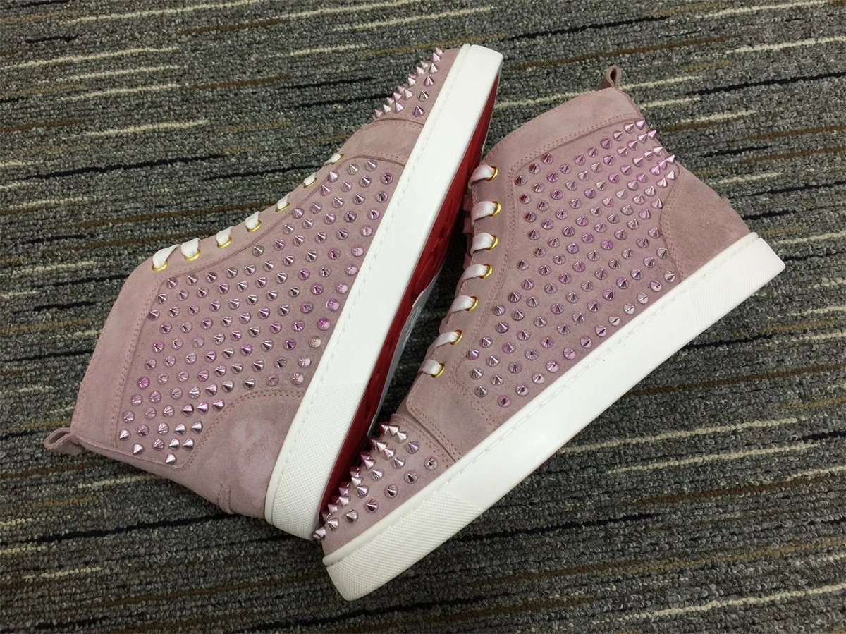 Men Women C*hristian L*ouboutin Lou Spikes Top Sneaker MoistureWicking 5128