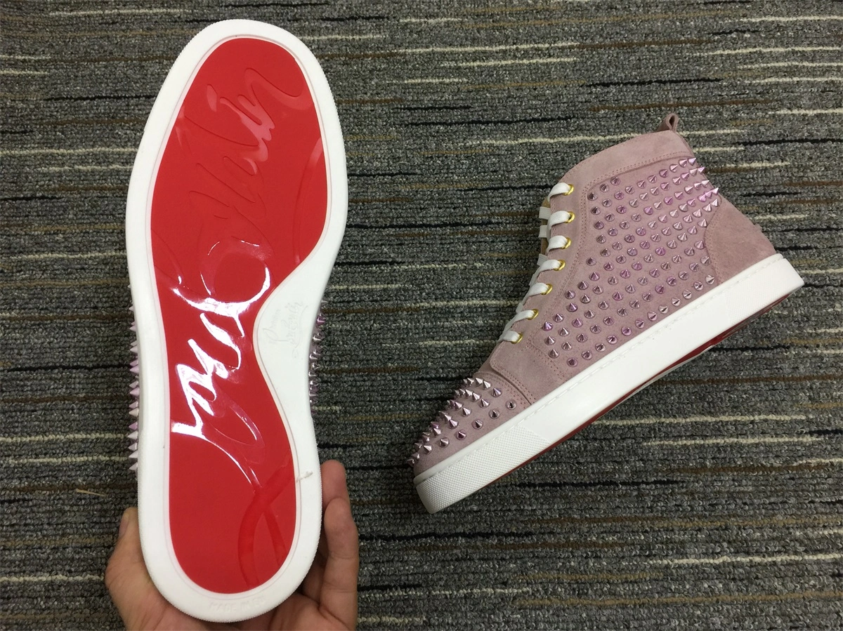 Men Women C*hristian L*ouboutin Lou Spikes Top Sneaker MoistureWicking 5128