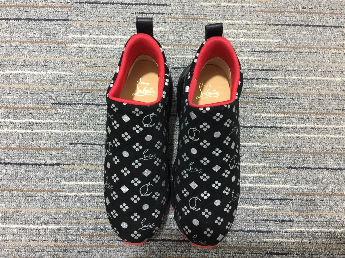 Efficient Men Women C*hristian L*ouboutin Red Runner Top Sneaker 5125