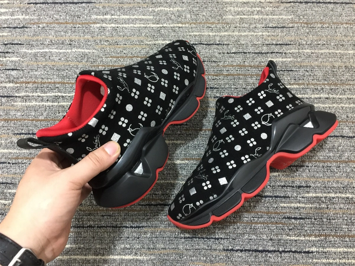 Efficient Men Women C*hristian L*ouboutin Red Runner Top Sneaker 5125