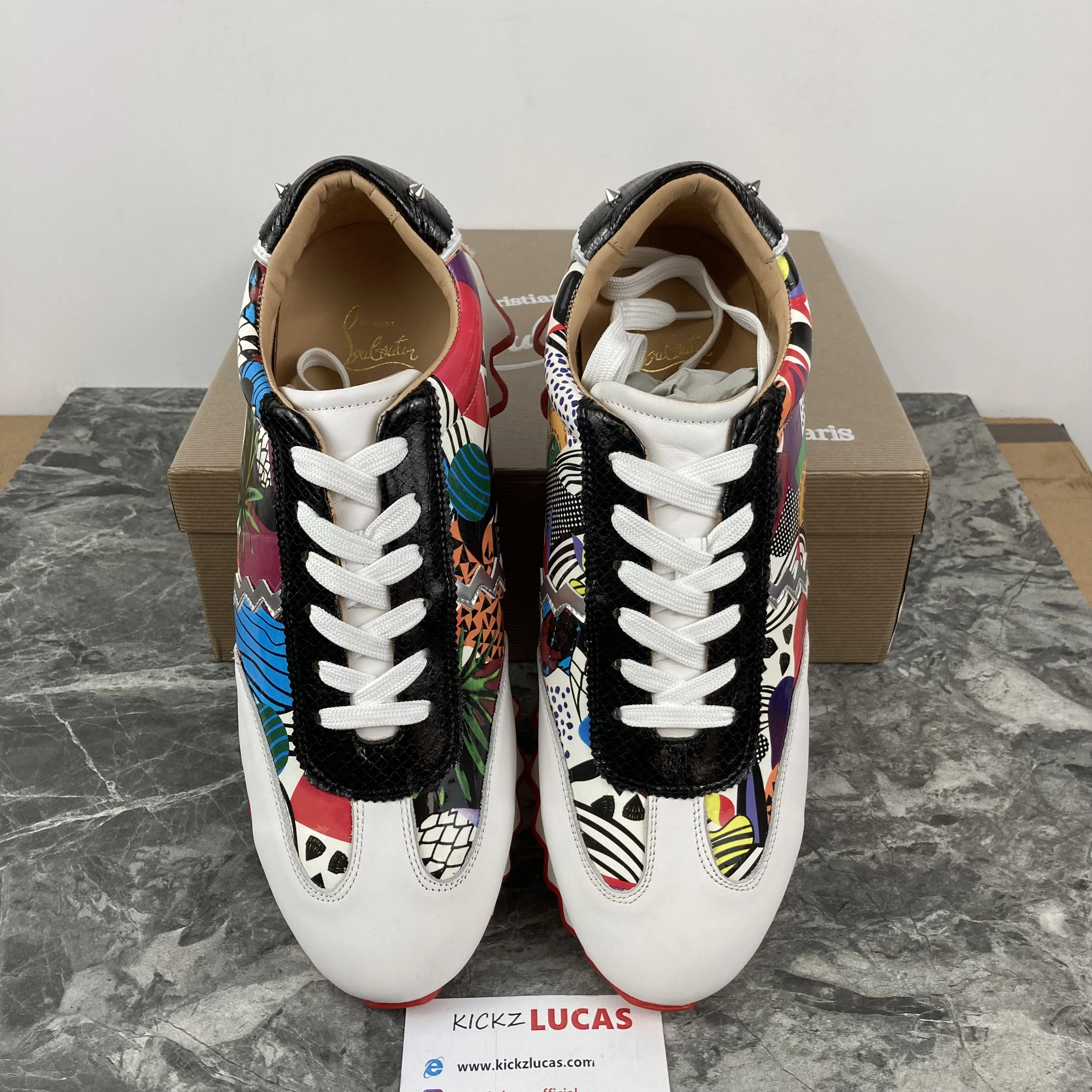 EyeCatching Men Women C*hristian L*ouboutin Top Sneakers 5107
