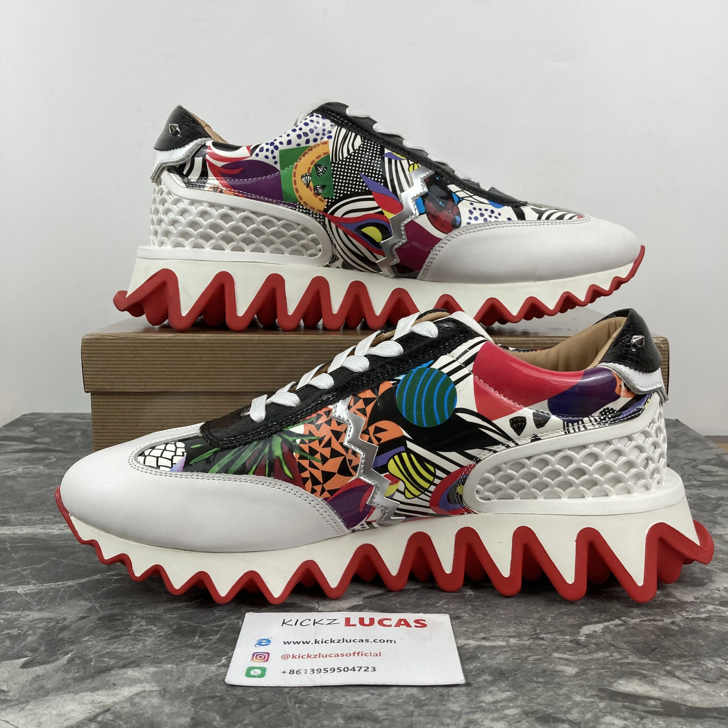 EyeCatching Men Women C*hristian L*ouboutin Top Sneakers 5107