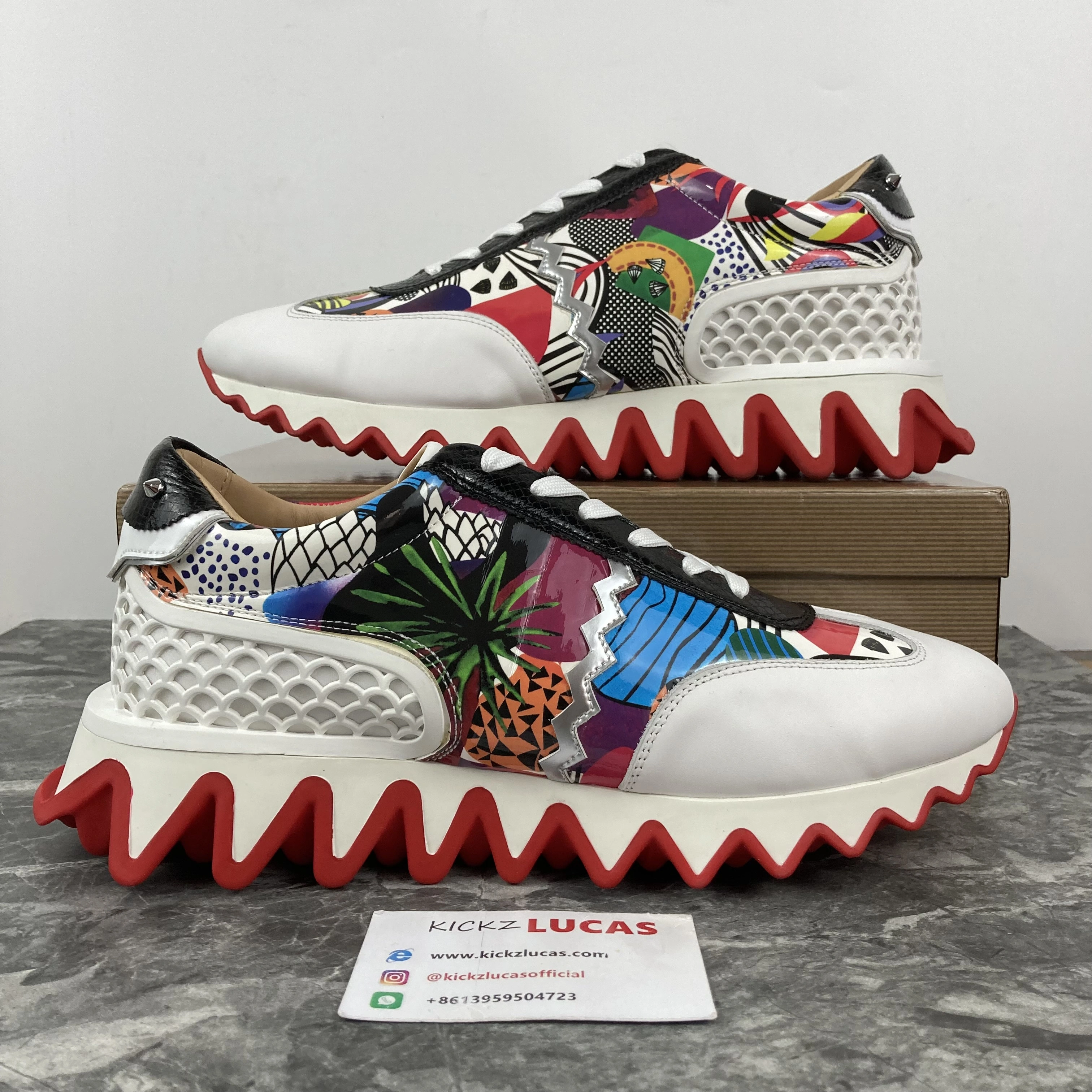 EyeCatching Men Women C*hristian L*ouboutin Top Sneakers 5107