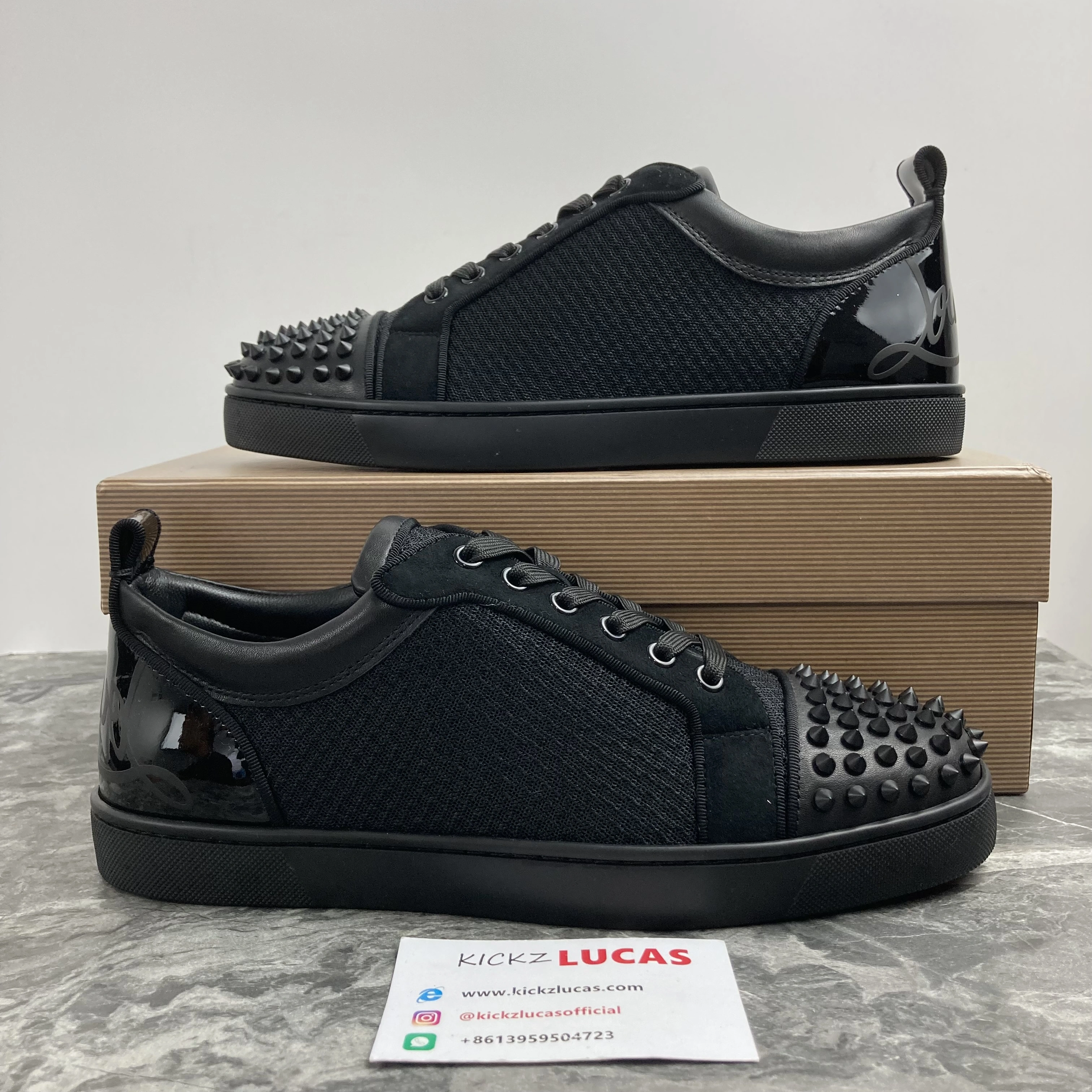 Men Women C*ristian L*uboutin Pik Boat Sneaker Low CL20230401- TimelessDesign 5080