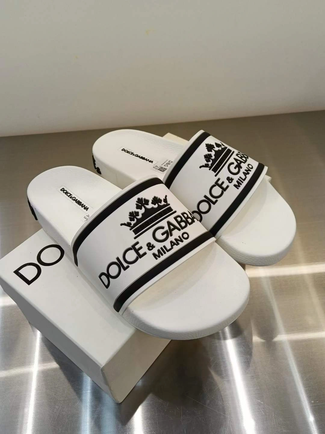 Stretchable Men Women D*G LOW Slippers 20230814- 5921