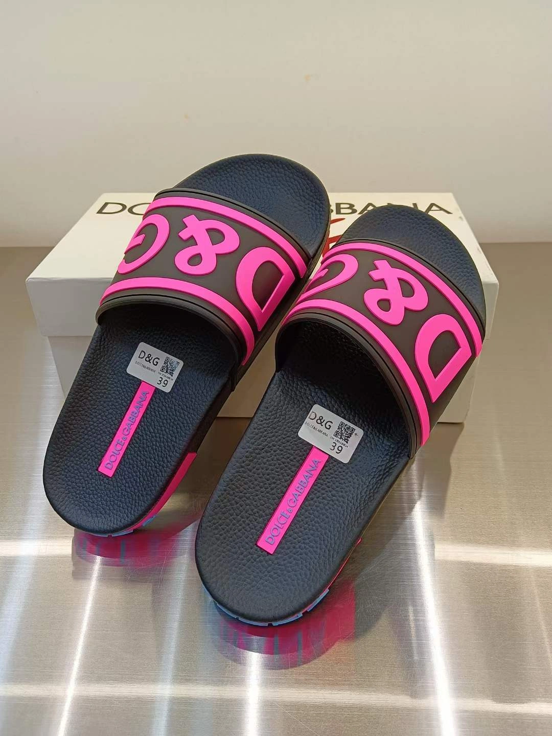 Youthful Men Women D*G LOW Slippers 20230814- 5919