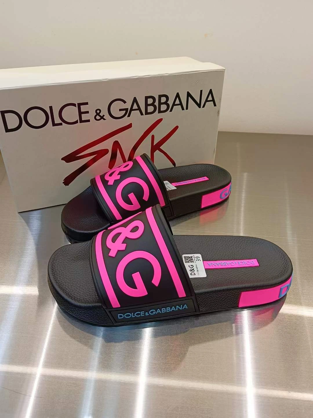 Youthful Men Women D*G LOW Slippers 20230814- 5919