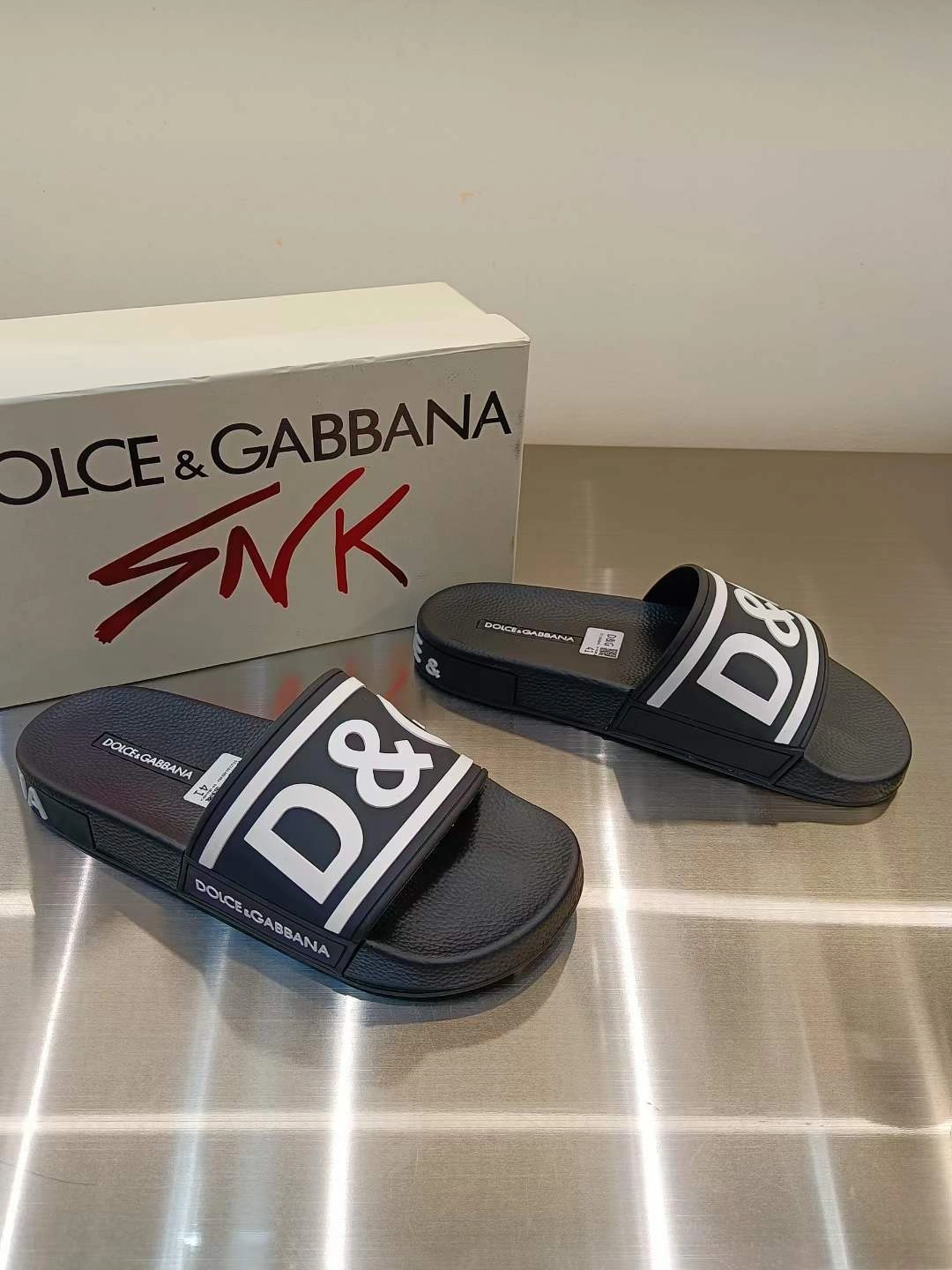 Stretchable Men Women D*G LOW Slippers 20230814- 5918